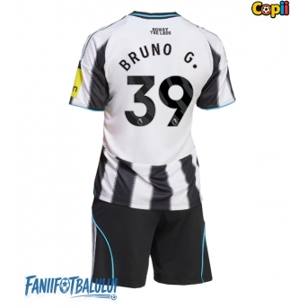 Newcastle United Bruno Guimaraes #39 Echipament de Fotbal Replică 2025-26 Copii Acasa (+ Șorturi)